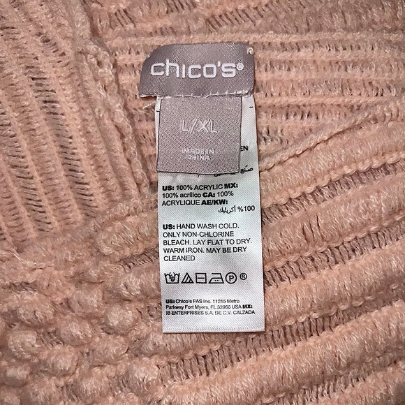 Chico’s Textured Poncho - Picture 6 of 9